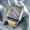 Michele Sapphire Diamond Deco Wave Watch