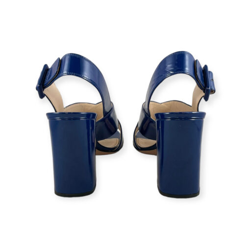 Prada Patent Sandal in Blue 39.5 4