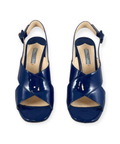 Prada Patent Sandal in Blue 39.5 8