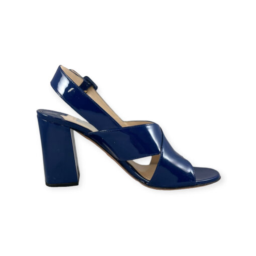 Prada Patent Sandal in Blue 39.5 2