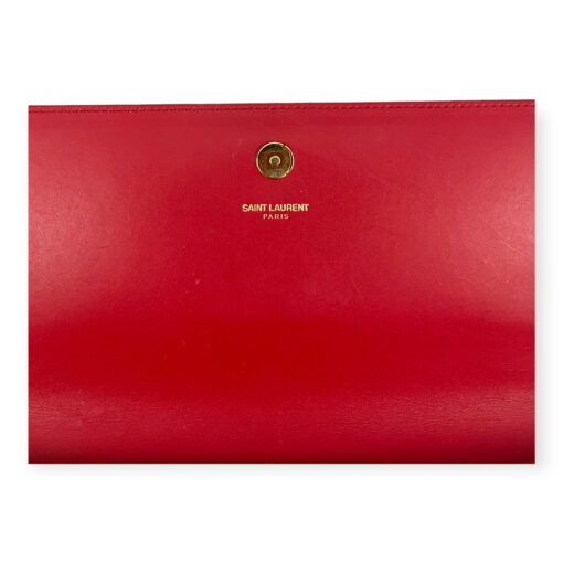 Saint Laurent Kate Clutch in Red 9