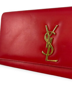 Saint Laurent Kate Clutch in Red 16