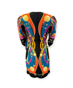 Versace Medusa Print Dress in Multicolor 12