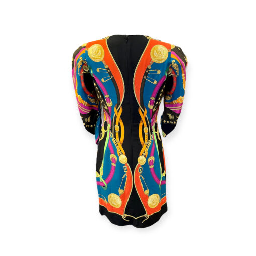 Versace Medusa Print Dress in Multicolor 6