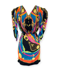 Versace Medusa Print Dress in Multicolor 8