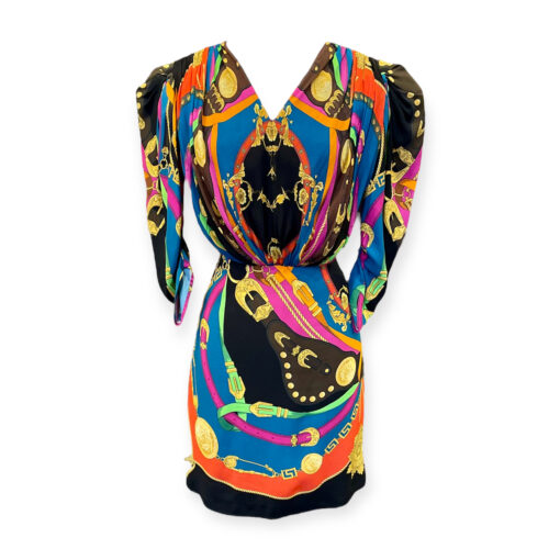 Versace Medusa Print Dress in Multicolor 2