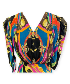 Versace Medusa Print Dress in Multicolor 7