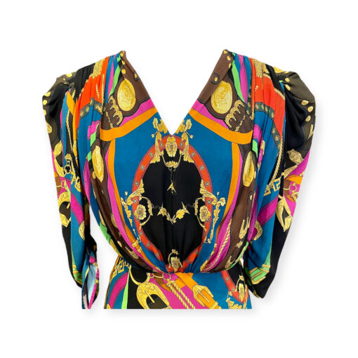 Versace Medusa Print Dress in Multicolor 1
