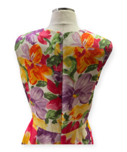 Carolina Herrera Floral Dress in Multicolors 12 14