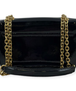 Celine C Bag Medium in Black Patent Leather 17