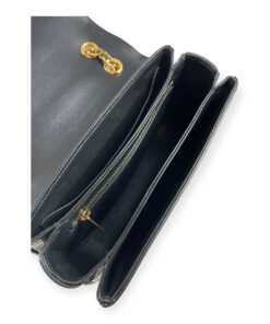 Celine C Bag Medium in Black Patent Leather 22
