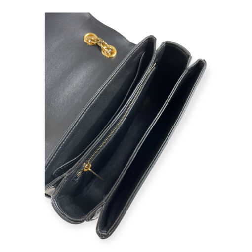 Celine C Bag Medium in Black Patent Leather 11