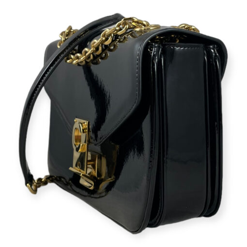 Celine C Bag Medium in Black Patent Leather 3