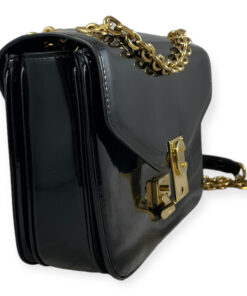 Celine C Bag Medium in Black Patent Leather 15