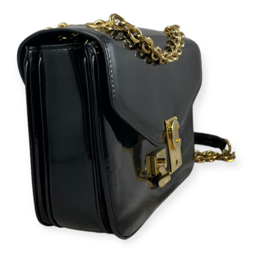 Celine C Bag Medium in Black Patent Leather 4