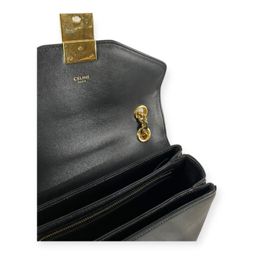 Celine C Bag Medium in Black Patent Leather 9