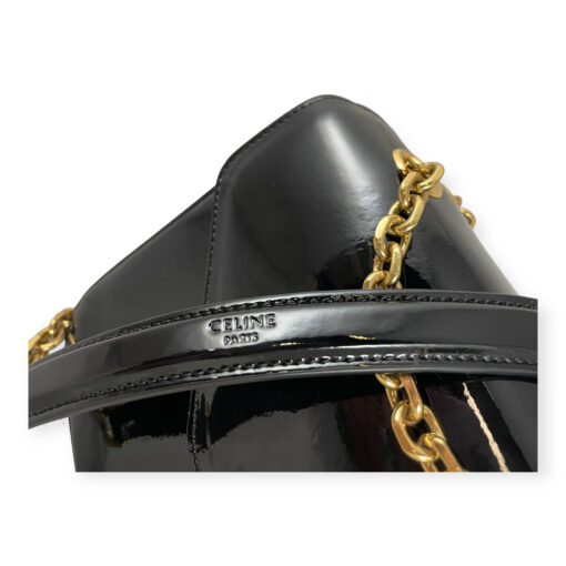 Celine C Bag Medium in Black Patent Leather 5