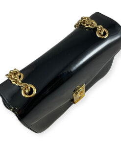 Celine C Bag Medium in Black Patent Leather 18