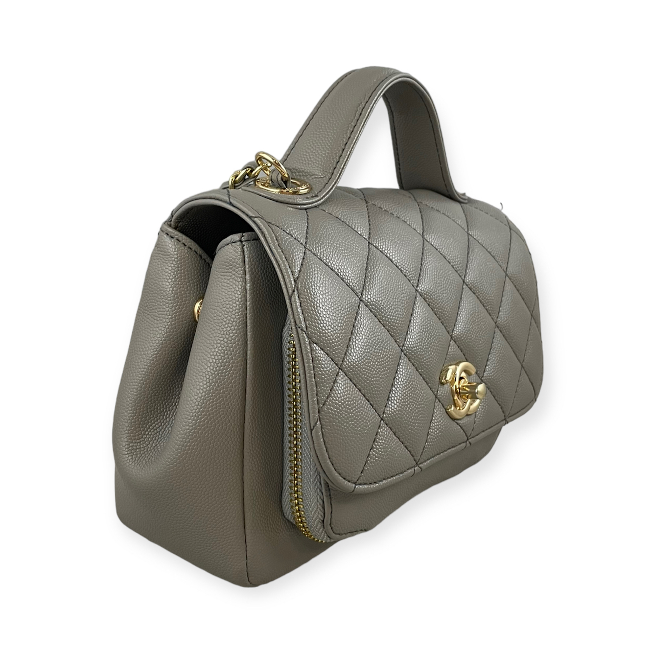 Chanel Business Affinity Tote Quilted Caviar Large at 1stDibs
