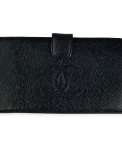 Chanel CC Long Leather French Purse Wallet