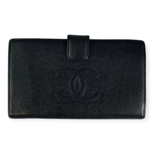 Chanel Timeless French Purse Wallet in Black 1