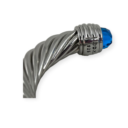 David Yurman 10mm Cable Classic London Blue Topaz Bracelet 3