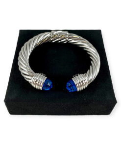 David Yurman 10mm Cable Classic London Blue Topaz Bracelet 11
