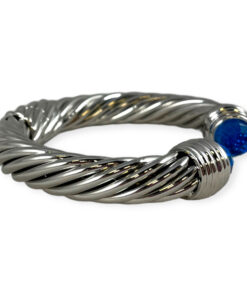 David Yurman 10mm Cable Classic London Blue Topaz Bracelet 18