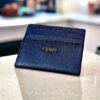 Fendi Card Holder in Metallic Blue