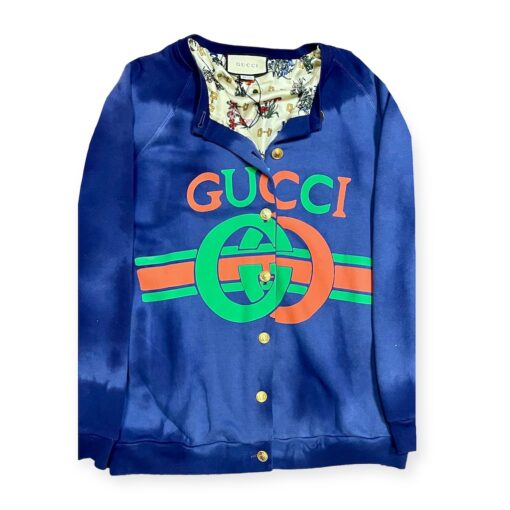 Size L | Gucci Jersey Cardigan Sweatshirt