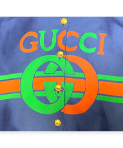 Gucci Jersey Cardigan Sweatshirt in Blue Tie Dye Large 12