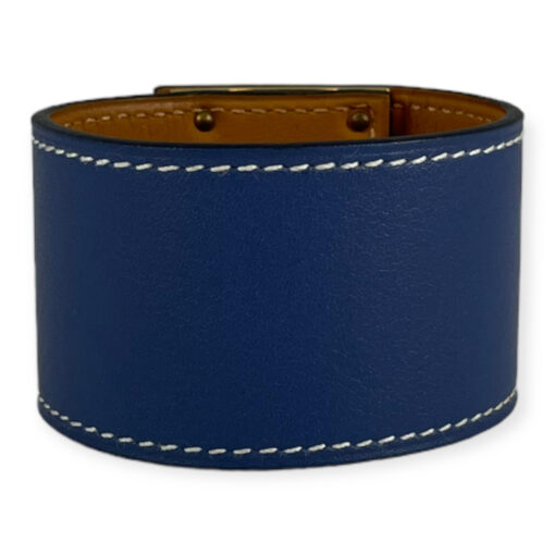 Hermes Kelly Dog Bracelet in Blue 4