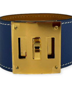 Hermes Kelly Dog Bracelet in Blue 9