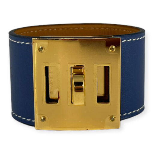Hermes Kelly Dog Bracelet in Blue 1
