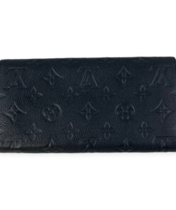 Auth Louis Vuitton Monogram Empreinte Porfeuille Secret Compact M93430  Infini