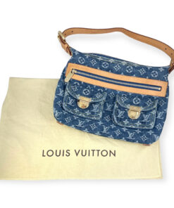 Louis Vuitton Denim Baggie PM in Blue Monogram 22