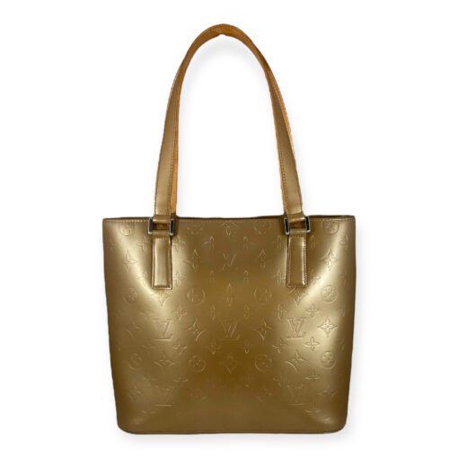 Louis Vuitton Vernis Monogram Tote in Gold 4