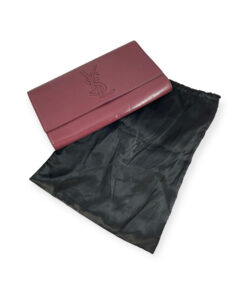 Saint Laurent Belle De Jour Patent Leather Clutch in Dusty Rose 24