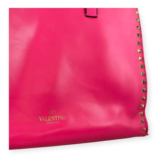 Valentino Rockstud Tote in Neon Pink 6