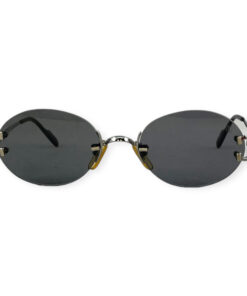 Cartier Oval Rimless Sunglasses in Black 9