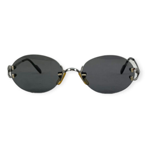Cartier Oval Rimless Sunglasses in Black 1