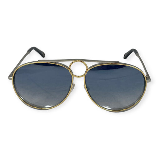 Chloe Aviator Sunglasses CE in Gold/Blue 1