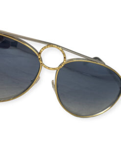 Chloe Aviator Sunglasses CE in Gold/Blue 11