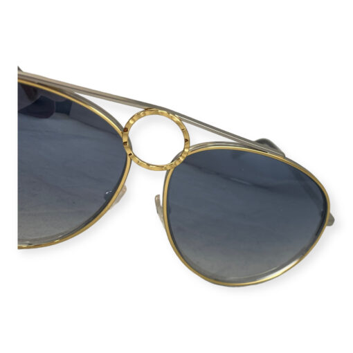 Chloe Aviator Sunglasses CE in Gold/Blue 2