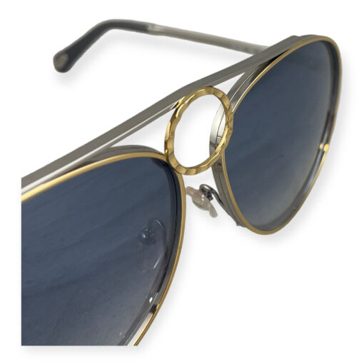 Chloe Aviator Sunglasses CE in Gold/Blue 5