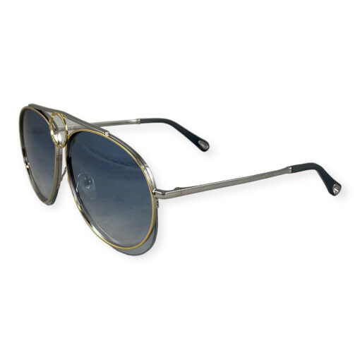 Chloe Aviator Sunglasses CE in Gold/Blue 3