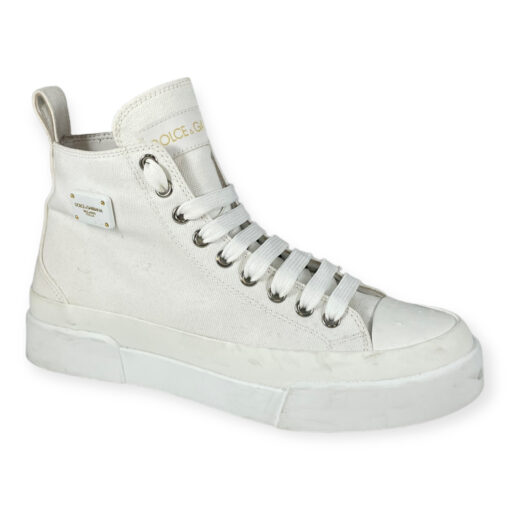 Dolce & Gabbana High-Top Sneakers in White 37.5 7