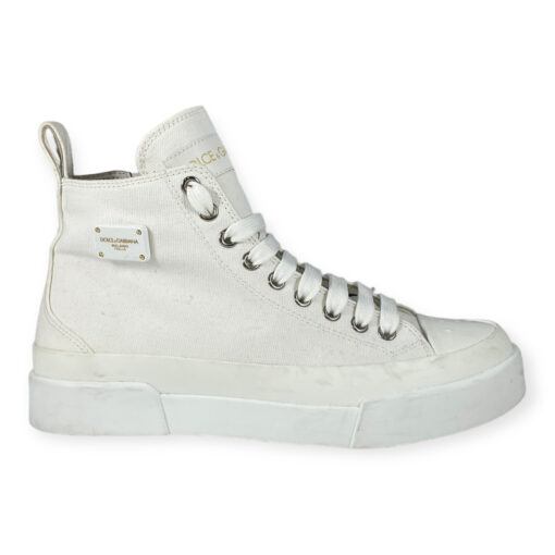 Dolce & Gabbana High-Top Sneakers in White 37.5 2