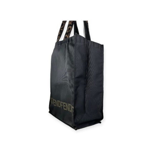 Fendi Nylon Tote Bag in Black / Brown 2