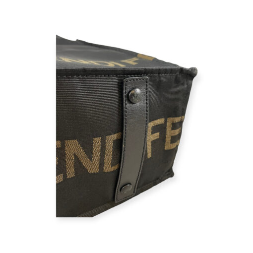 Fendi Nylon Tote Bag in Black / Brown 7